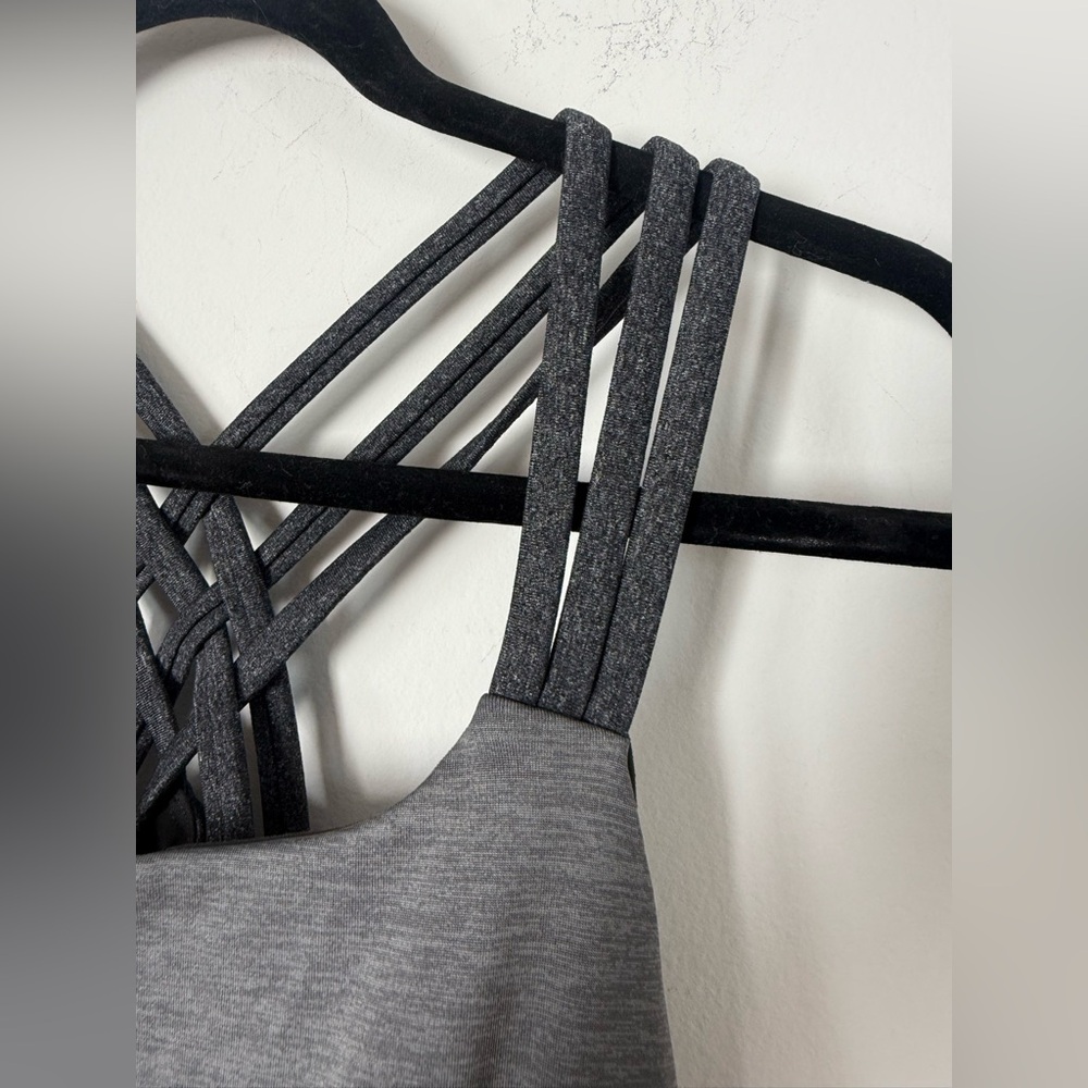Like New Prana Waterfall Criss Cross Built in Bra Scoop Back Workout Tank - Picture 8 of 14